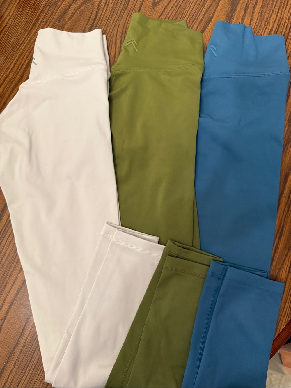 Oner Active Leggings Trio — Sand, Olive, Blue